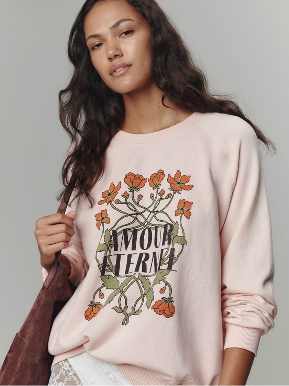 Anthropologie ‘eternal love’ sweatshirt, M.